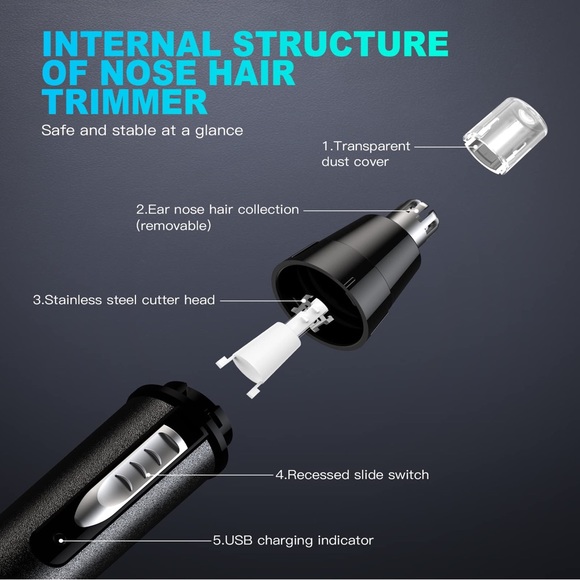 Nose Hair Trimmer for Men and Women - Picture 7 of 12